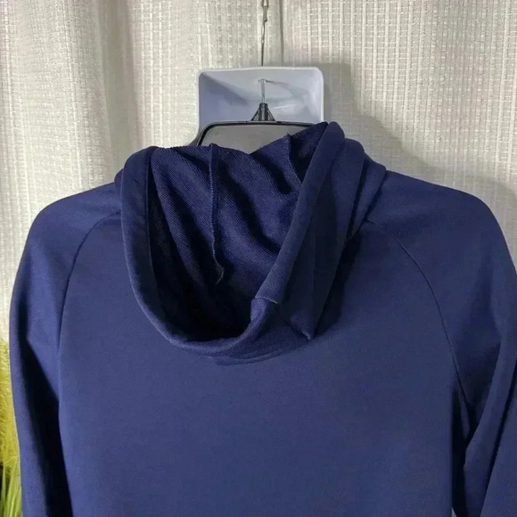 Nike Unisex Small Royal Blue Hooded Sweater w/Hand Warming Pockets Lined - Picture 6 of 9